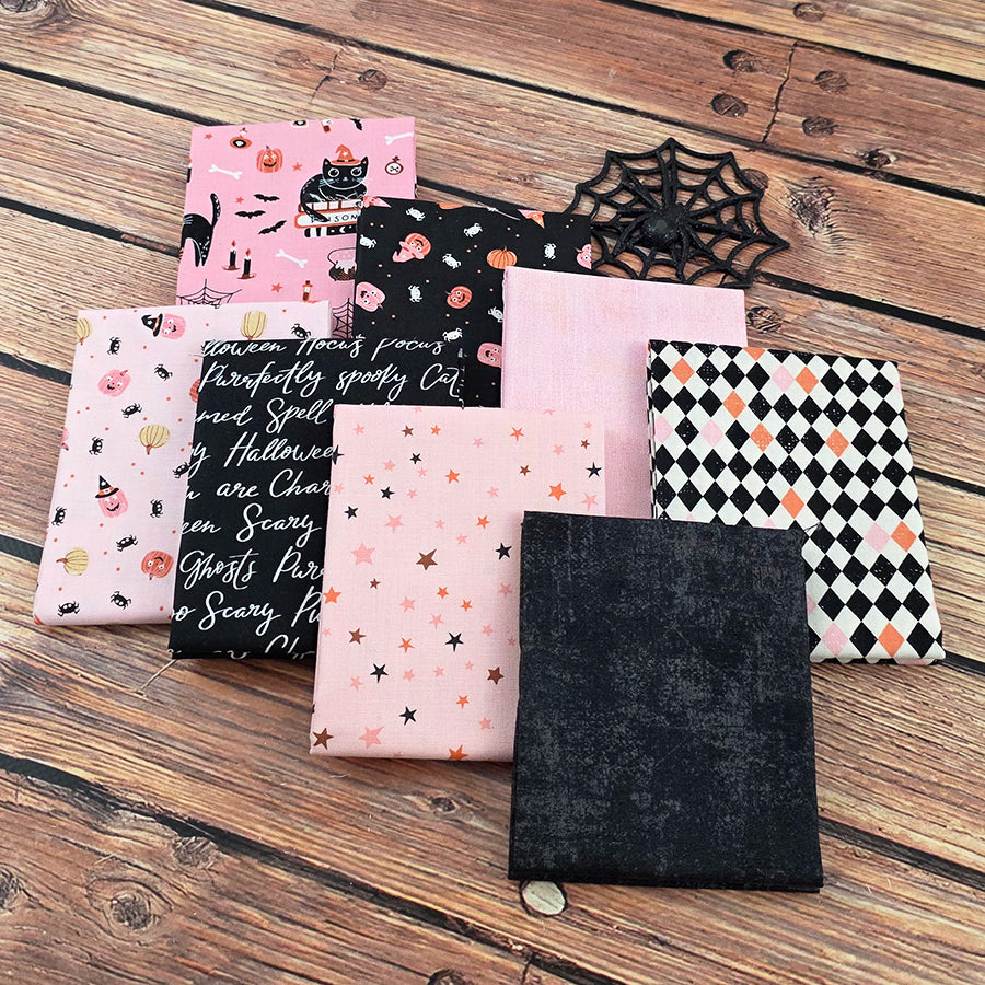 Black Cat Social 8 Fat Quarter Bundle – FWFS Exclusive