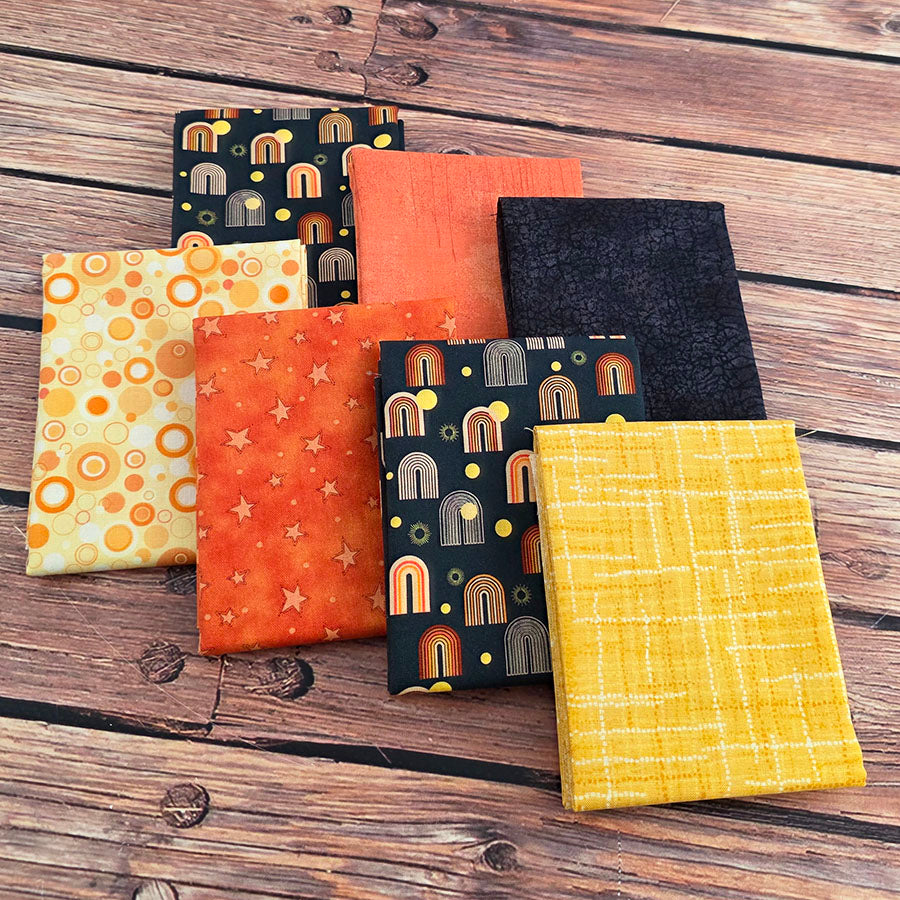 Dark Side of the Rainbow – FWFS Exclusive 7 Piece Fat Quarter Bundle