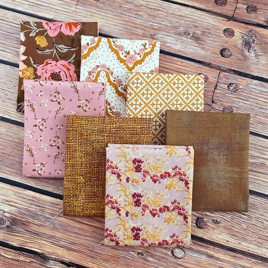 Fredericksburg Rose – FWFS Exclusive 7 Piece Fat Quarter Bundle