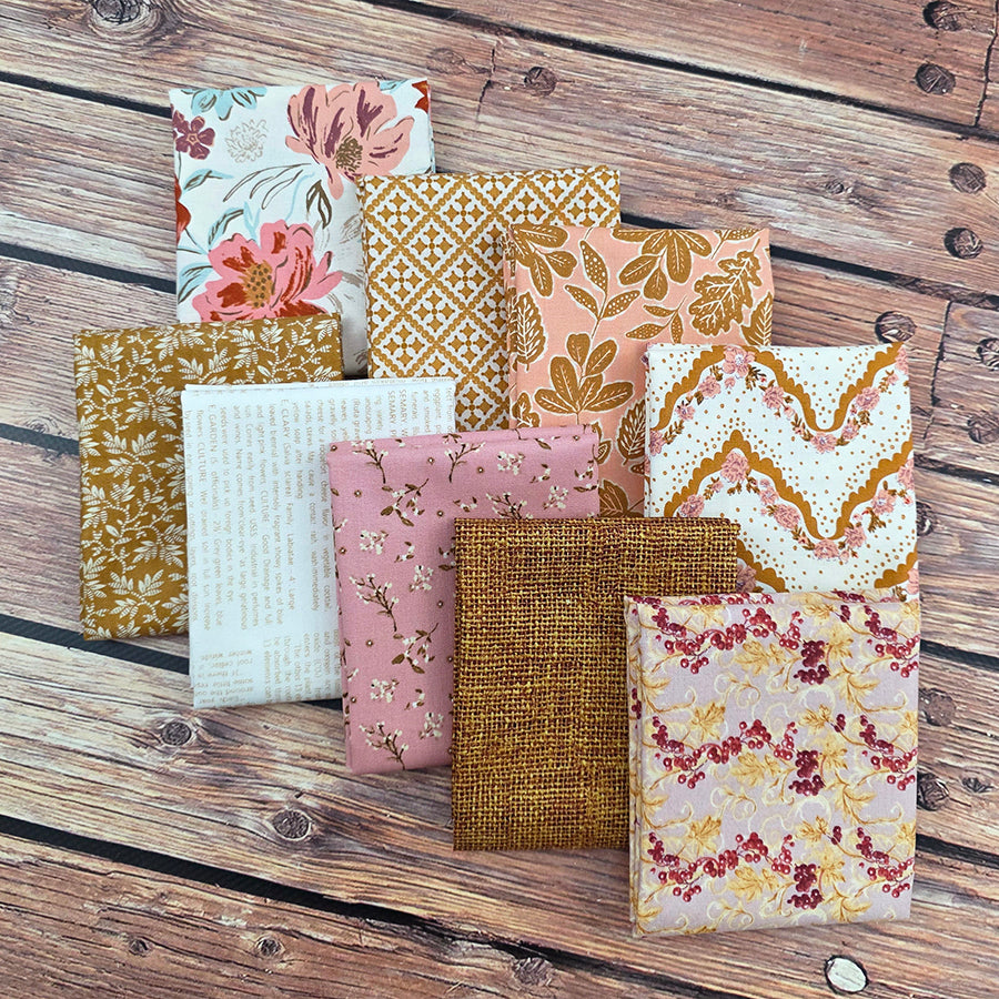 Fredericksburg Rose – FWFS Exclusive 9 Piece Fat Quarter Bundle