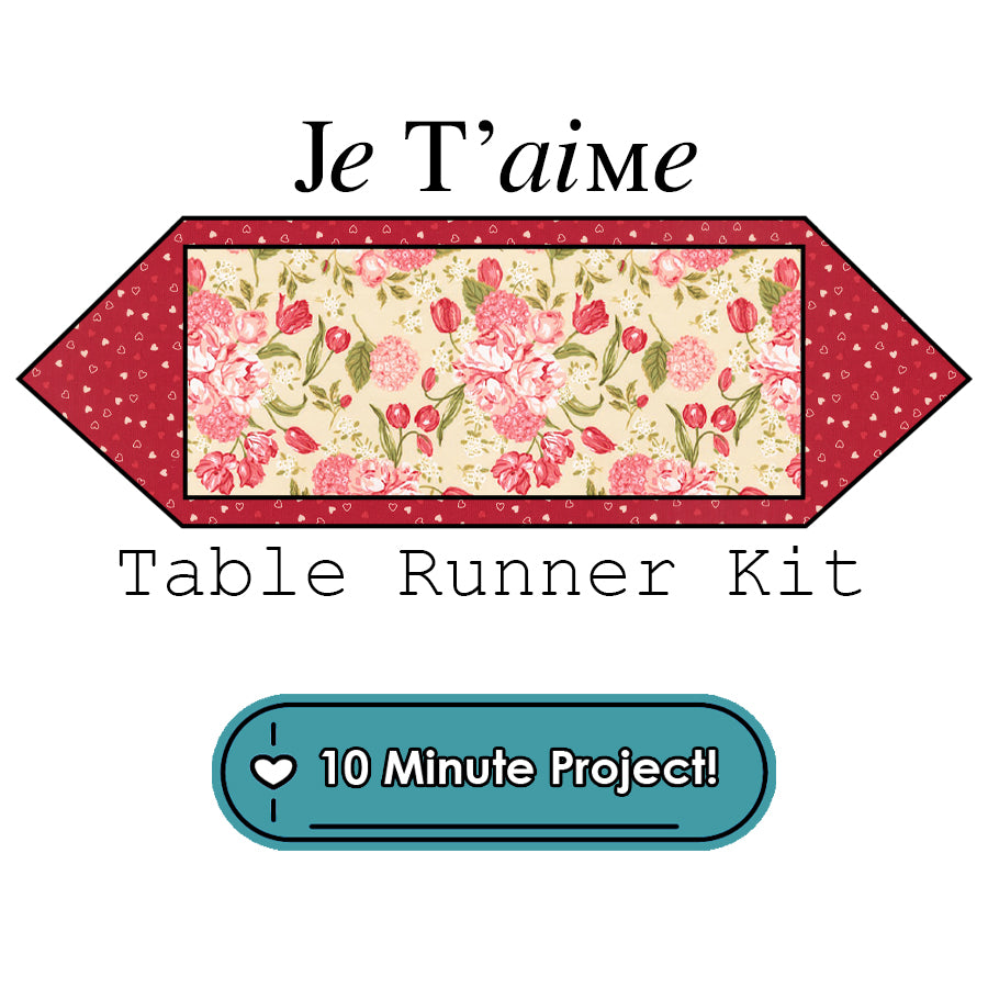 Je T'aime Table Runner Kit Moda