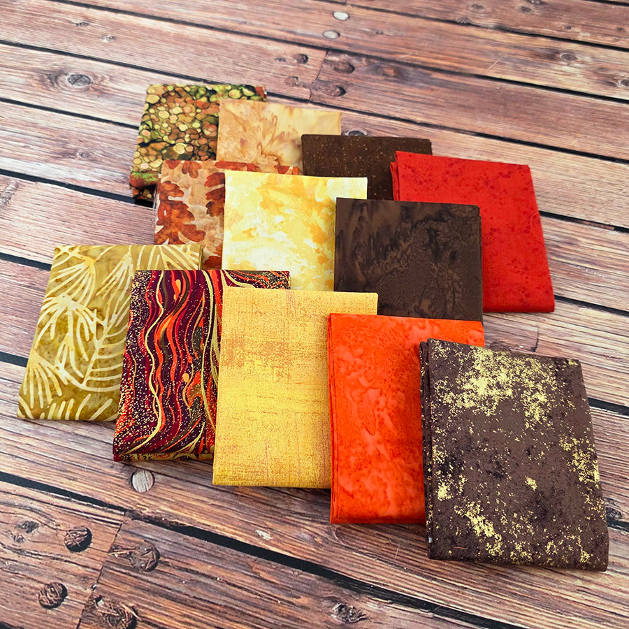 Nacogdoches Woods– FWFS Exclusive 12 Piece Fat Quarter Bundle