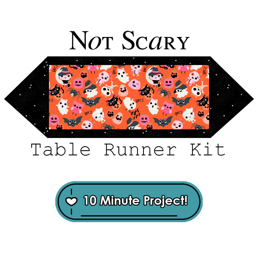 Not Scary Table Runner Kit Poppie Cotton