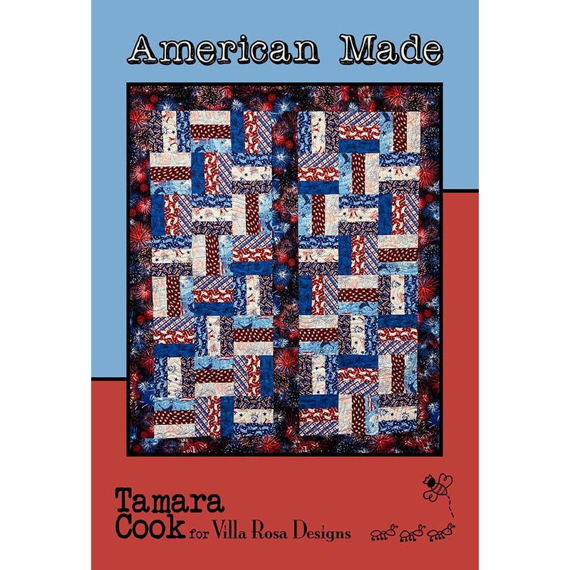 American Made Quilt Pattern - Villa Rosa Designs from Fort Worth Fabric Studio
