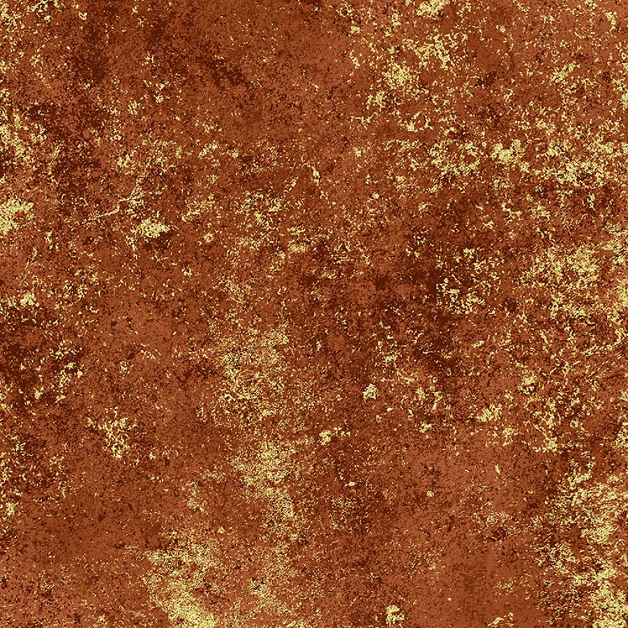 Brilliance Rust Gold Metallic Yardage by Hoffman