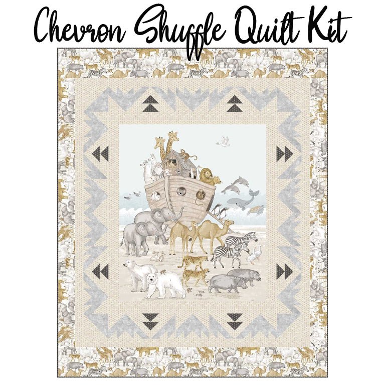 Chevron Shuffle Quilt Kit with Two by Two from Northcott – Fort
