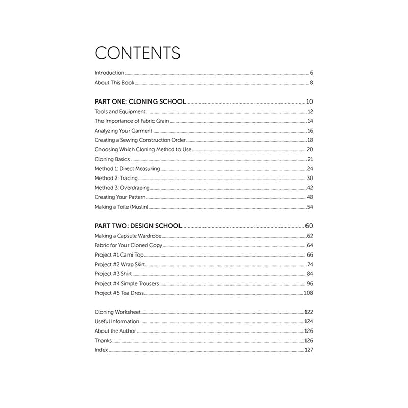 Clone Your Clothes by Claire-Louise Hardie - David and Charles Publishing from Fort Worth Fabric Studio