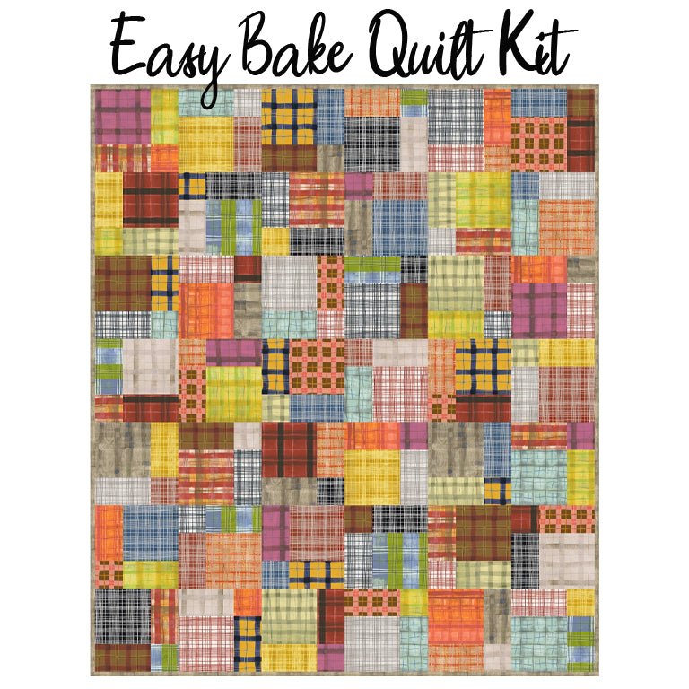 Easy Bake Quilt Kit with The Plaid One from Windham Kit by Windham