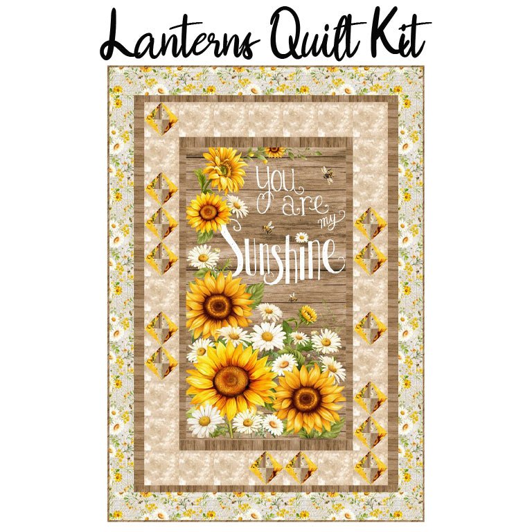 Lanterns Quilt Kit with You Are My Sunshine from Timeless Treasures - Timeless Treasures from Fort Worth Fabric Studio