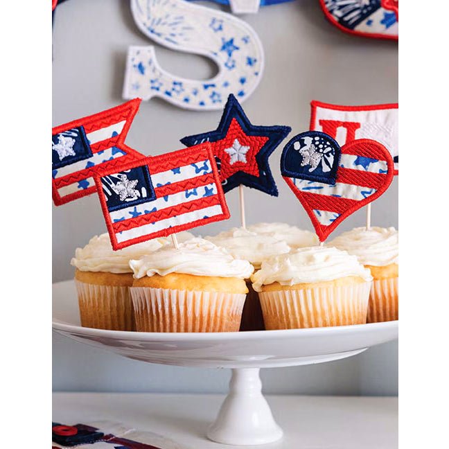 Machine Embroidery USB Let Freedom Reign by Riley Blake - Riley Blake from Fort Worth Fabric Studio