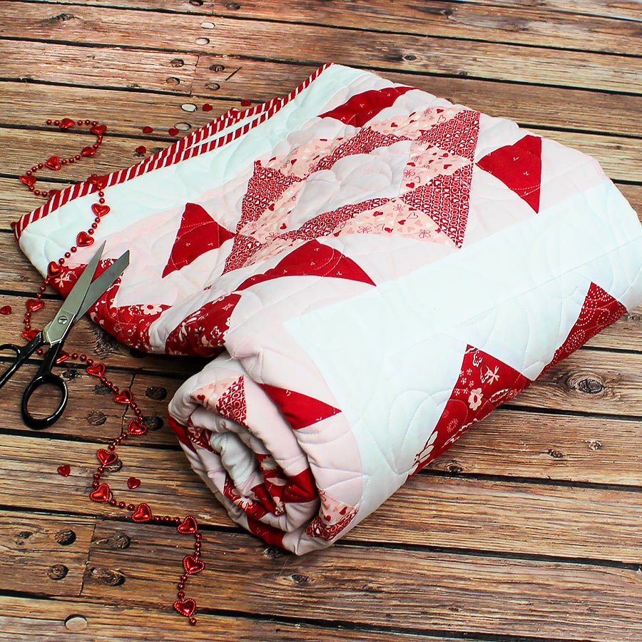 Matters of the Heart Quilt Pattern PDF Download Pattern PDF by Fort Worth Fabric Studio