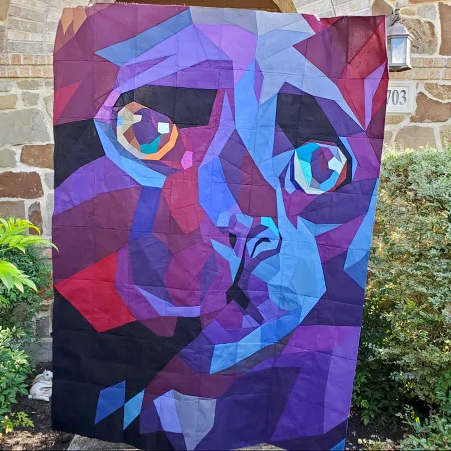 Mo the Cat Foundation Paper Pieced Quilt Pattern by Legit Kits Design Pattern by Legit Kits Design