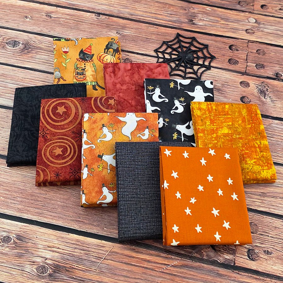 Moonlight Mischief – FWFS Exclusive 9 Piece Fat Quarter Bundle - Fort Worth Fabric Studio from Fort Worth Fabric Studio