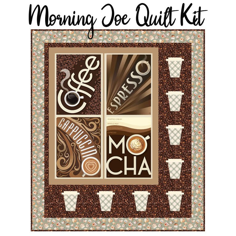 Morning Joe Quilt Kit with Coffee Time from Riley Blake - Riley Blake from Fort Worth Fabric Studio