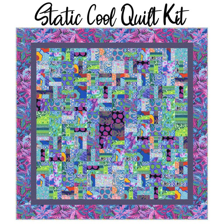 Static Cool Quilt Kit with Kaffe Fassett Collective Fall 2025 from Free Spirit - Free Spirit from Fort Worth Fabric Studio