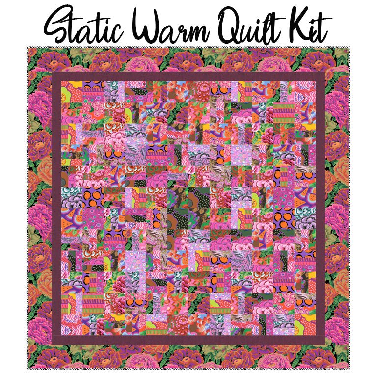 Static Warm Quilt Kit with Kaffe Fassett Collective Fall 2025 from Free Spirit - Free Spirit from Fort Worth Fabric Studio