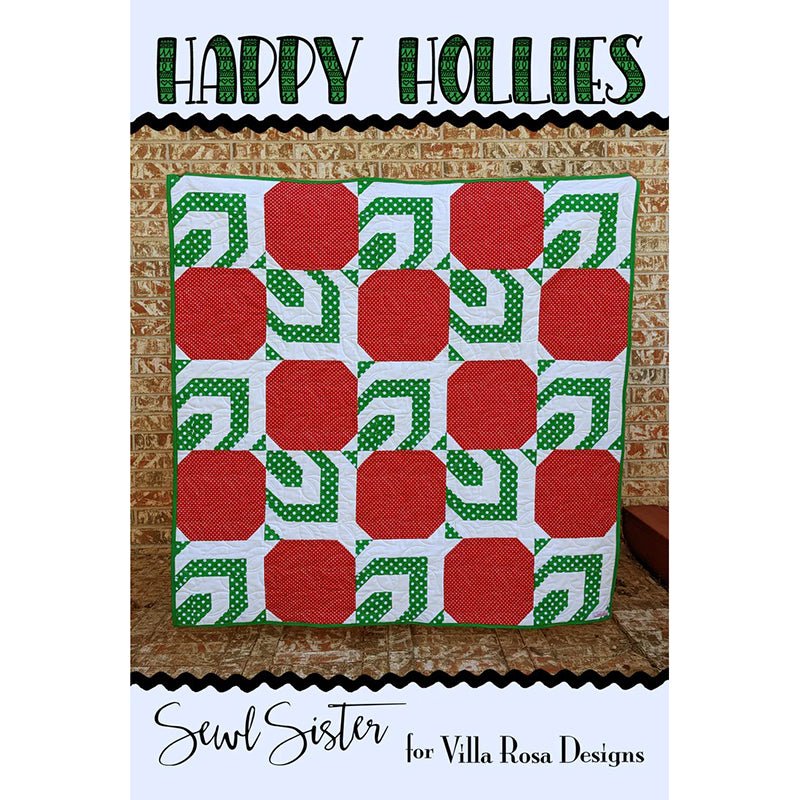 Happy Hollies Quilt Pattern Pattern by Villa Rosa Designs