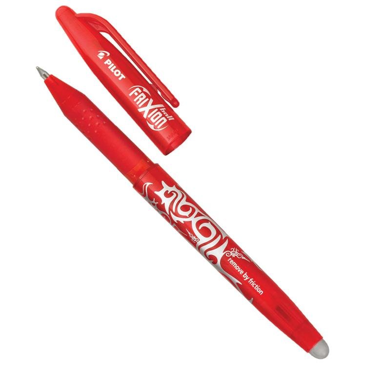 Red Frixion Ball Erasable Gel Pen Notion by Pilot