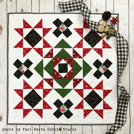 2018 Winter Flurries Christmas Mystery Quilt Pattern - Fort Worth Fabric Studio