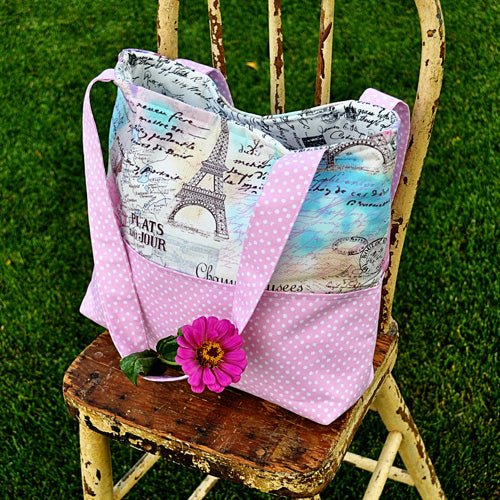 6 Pocket Tote Sewing Pattern - Fort Worth Fabric Studio