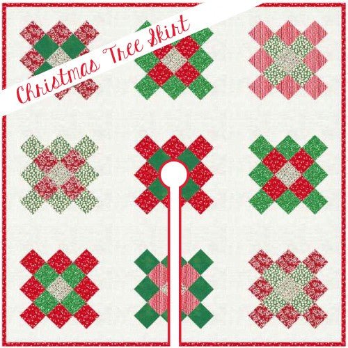 Granny Square Tree Skirt Quilt Pattern - Fort Worth Fabric Studio