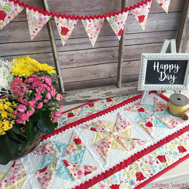 Happy Day Table Runner - Fort Worth Fabric Studio