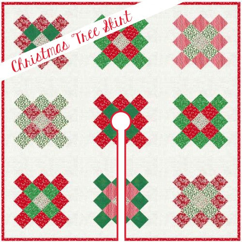Granny Square Tree Skirt Quilt Pattern