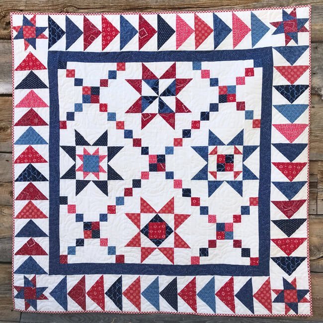 Star Spangled BOM: A Patriotic Quilt You’ll Love Sewing - Fort Worth Fabric Studio
