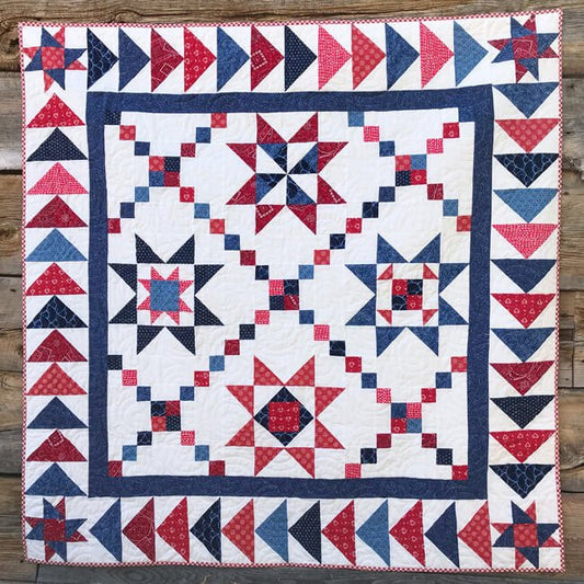 Star Spangled Quilt Along Pattern - Fort Worth Fabric Studio