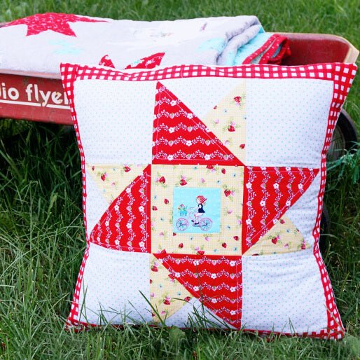 Strawberry Lemonade Block Pattern - Fort Worth Fabric Studio