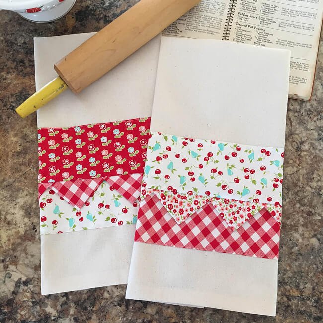 Tea Towel Pattern - Fort Worth Fabric Studio