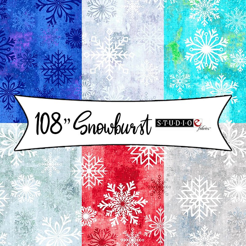 108" Snowburst by Lilac Bee Designs for Studio E Fabrics - Fort Worth Fabric Studio