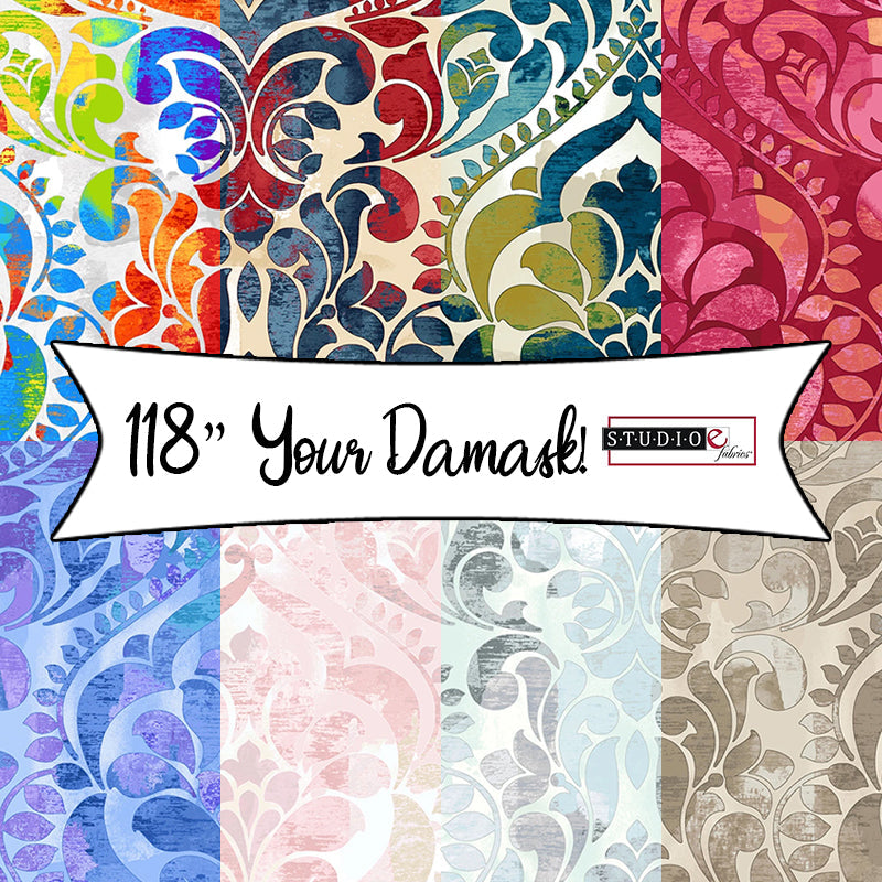 118" Your Damask! by Chelsea DesignWorks for Studio E Fabrics