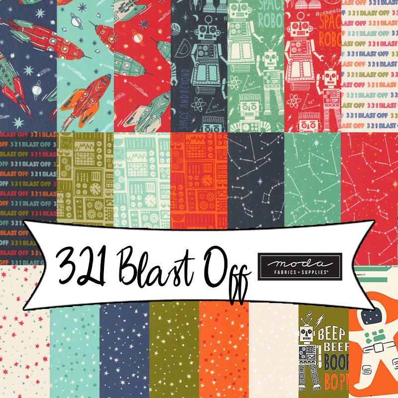 321 Blast Off by Stacy Iest Hsu for Moda Fabrics - Fort Worth Fabric Studio