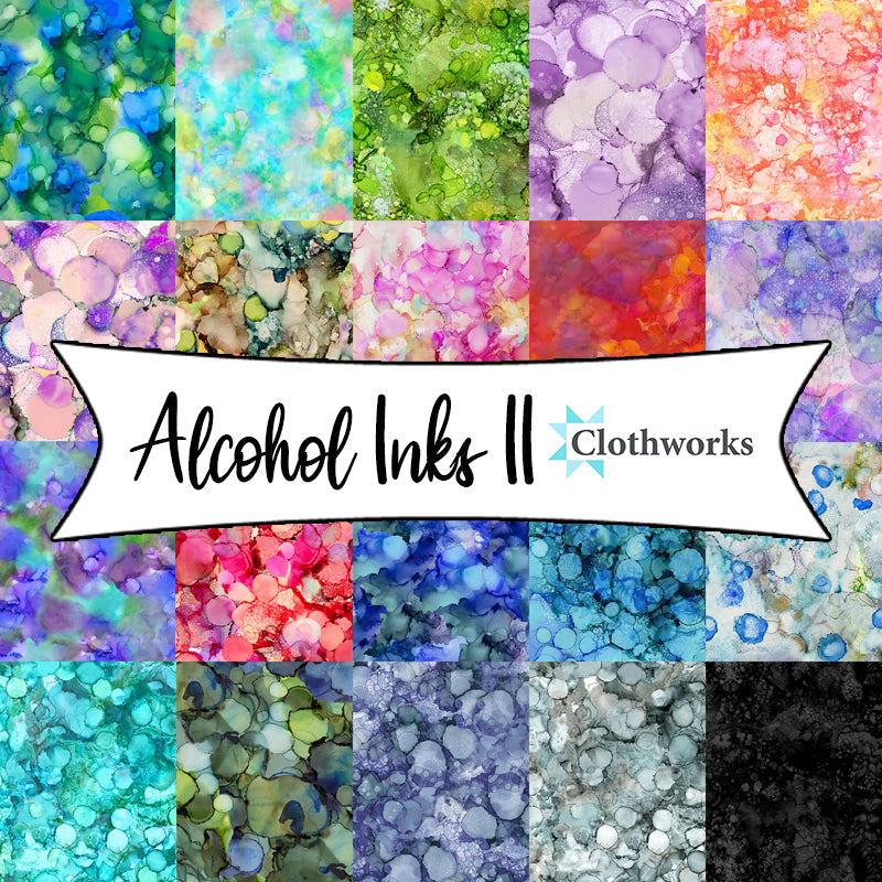 Alcohol Inks II by Sue Zipkin for Clothworks Fabrics