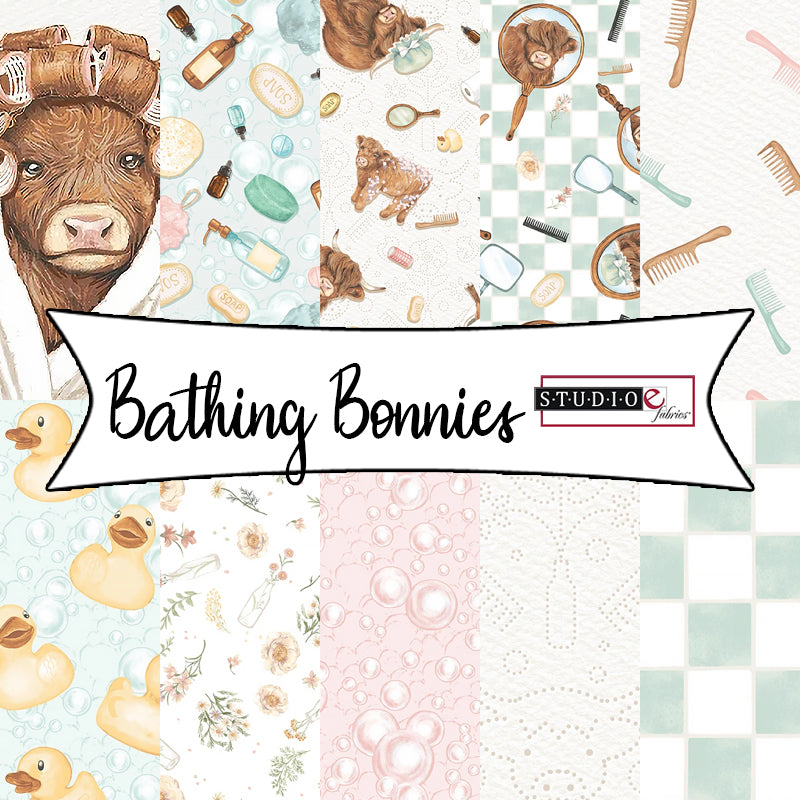 Bathing Bonnies by Beth Reed for Studio E Fabrics
