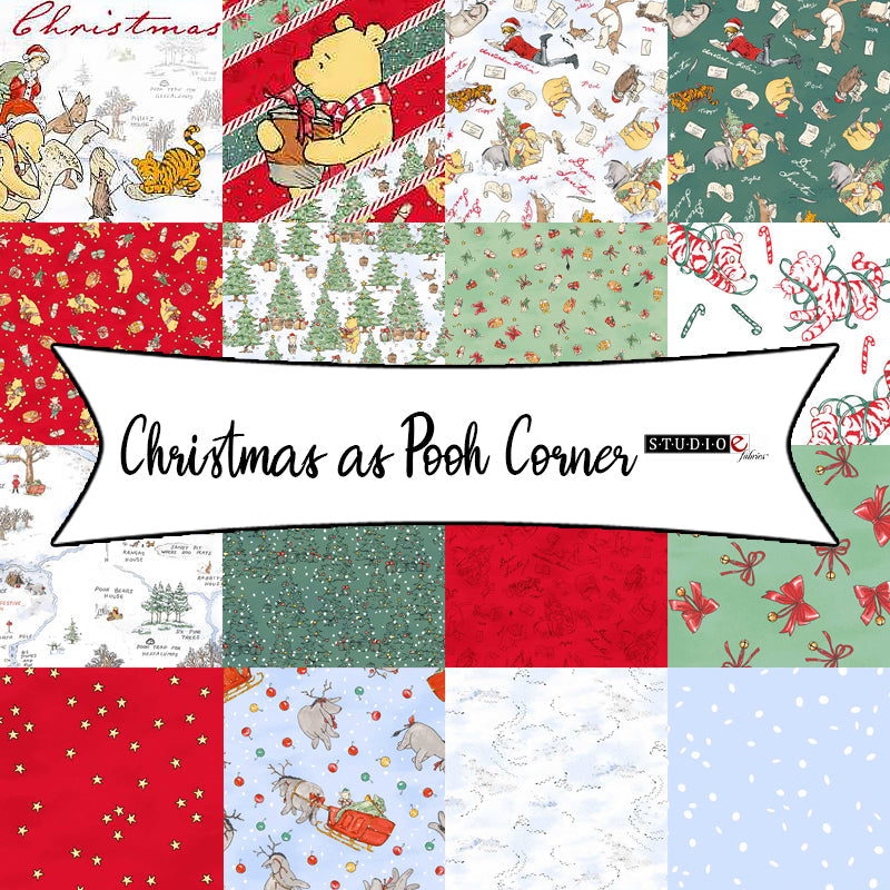 Christmas at Pooh Corner by W.A. Dodge for Studio E Fabrics