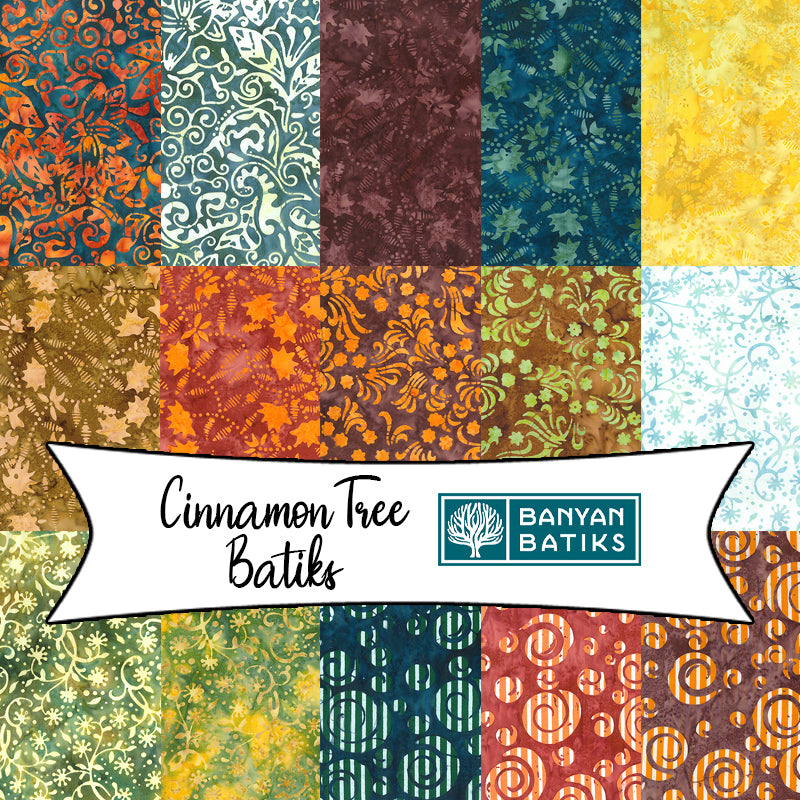Cinnamon Tree Batiks from Banyan Batiks Studio