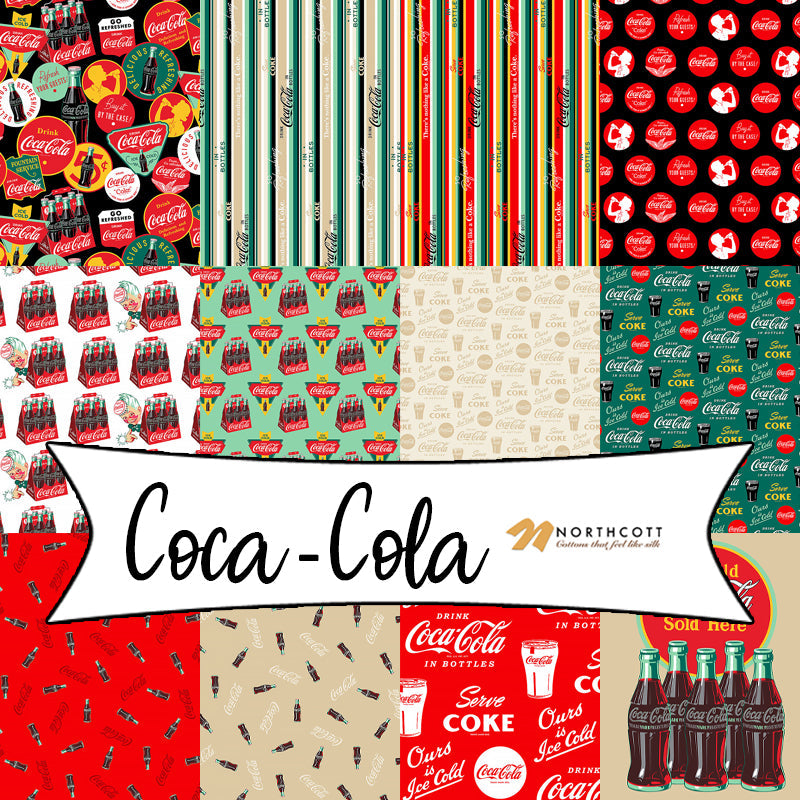 Coca-Cola from Northcott Fabrics