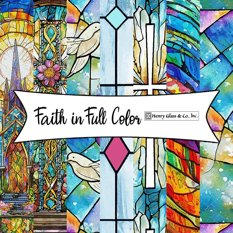Faith in Full Color by City Art Studio for Henry Glass Fabrics
