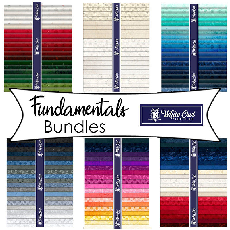 Fundamentals Fat Quarter Bundles by White Owl Textiles
