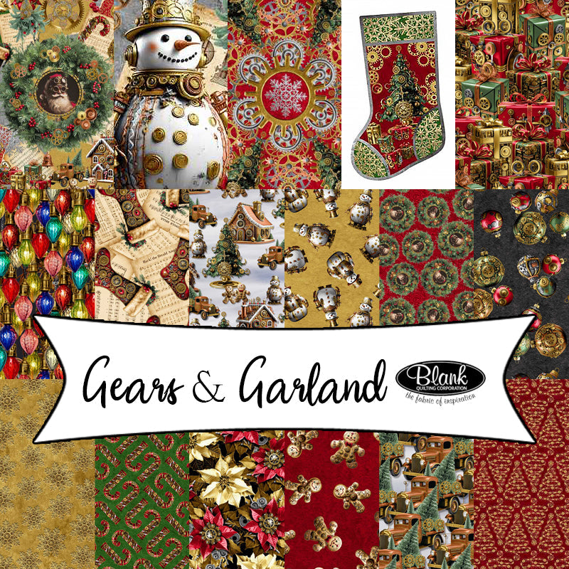 Gears & Garland by Urban Essence Designs for Blank Quilting