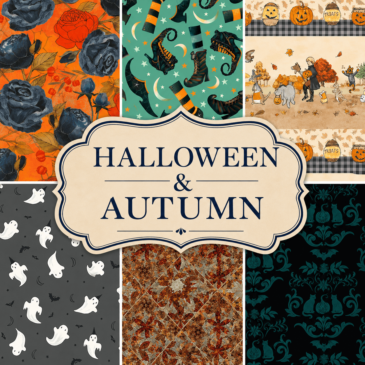 Halloween & Autumn2 - Fort Worth Fabric Studio