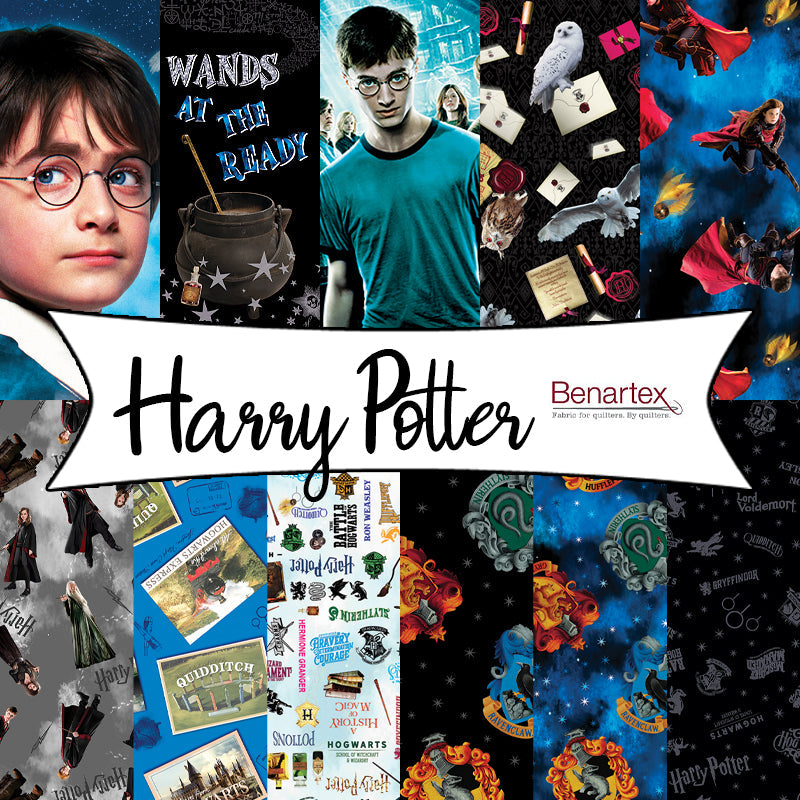 Harry Potter licensed by Warner Bros to Benartex Fabrics
