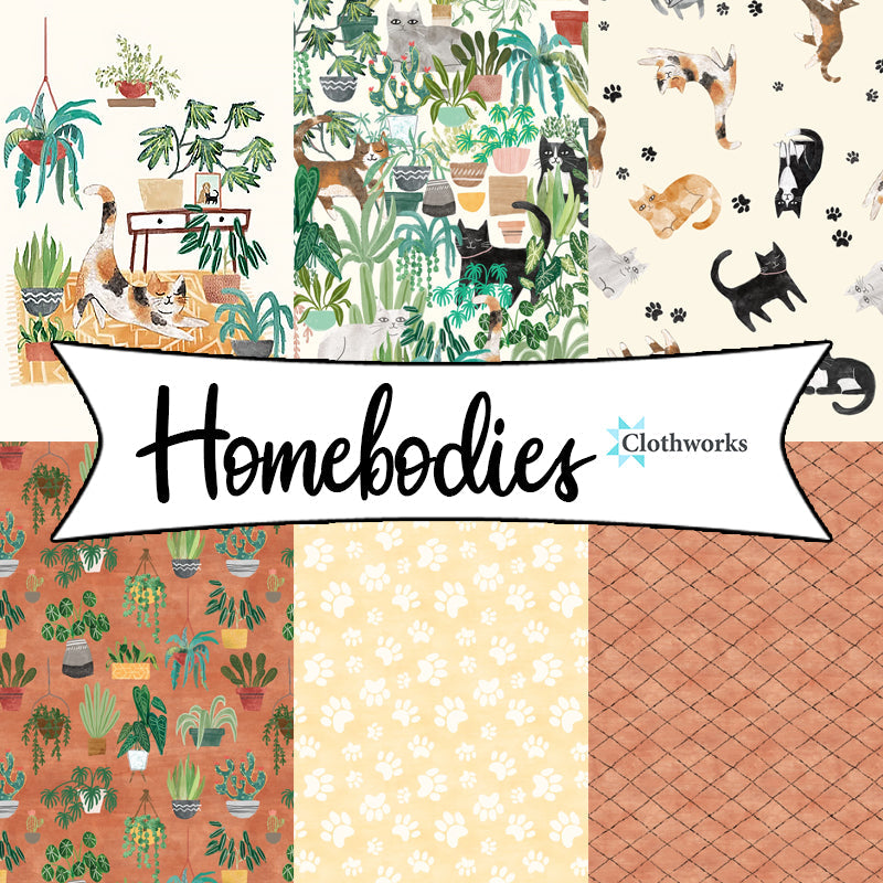 Homebodies by Mary Urban for Clothworks Fabrics