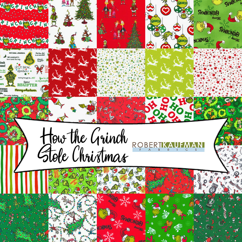 How the Grinch Stole Christmas by Dr. Seuss Enterprises for Robert Kaufman Fabrics