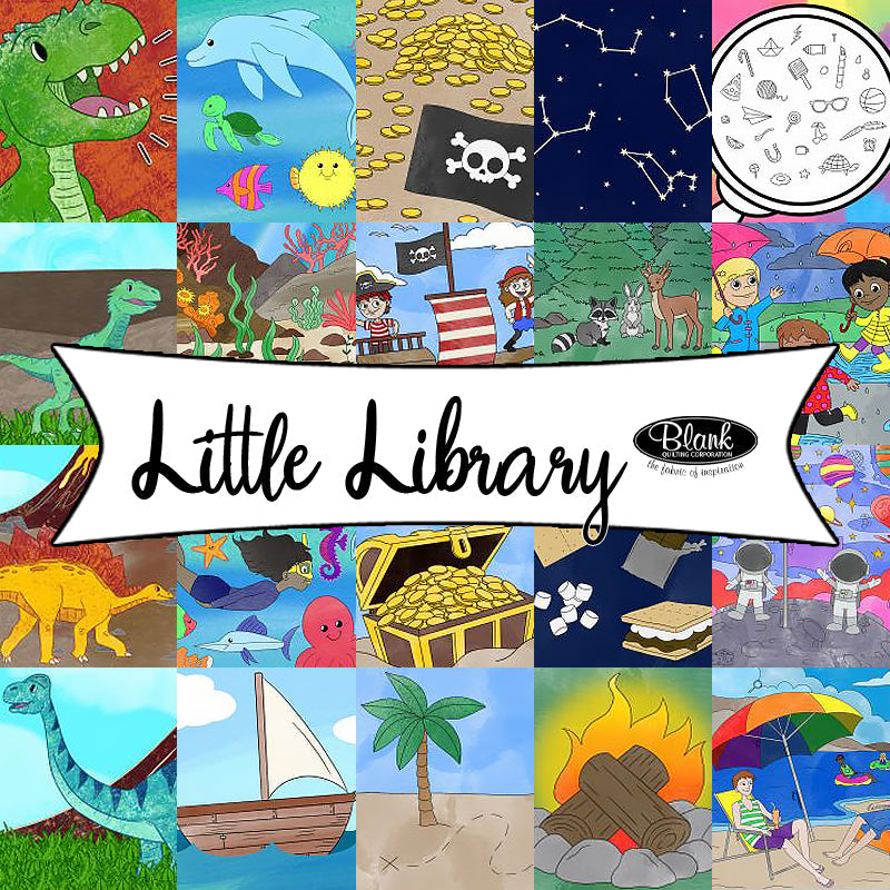 Little Library by Pencil & Ink Studios for Blank Quilting