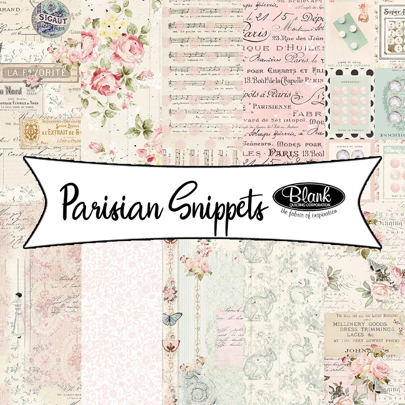 Parisian Snippets by Frank Garcia for Blank Quilting