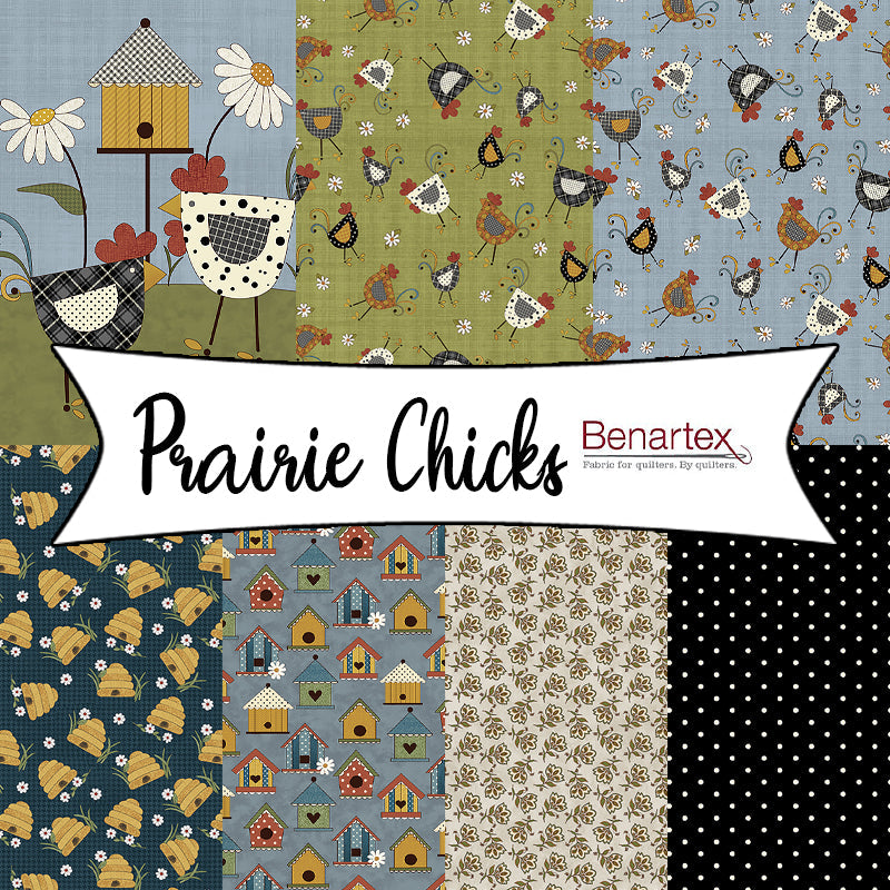 Prairie Chicks by Cheryl Haynes for Benartex Fabrics