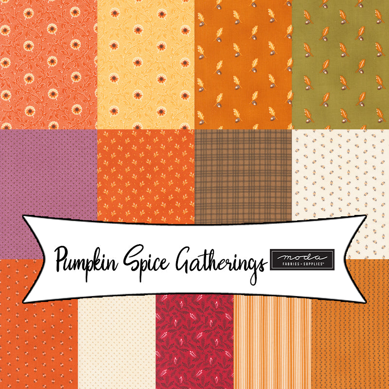 Pumpkin Spice Gatherings by Primitive Gatherings for Moda Fabrics